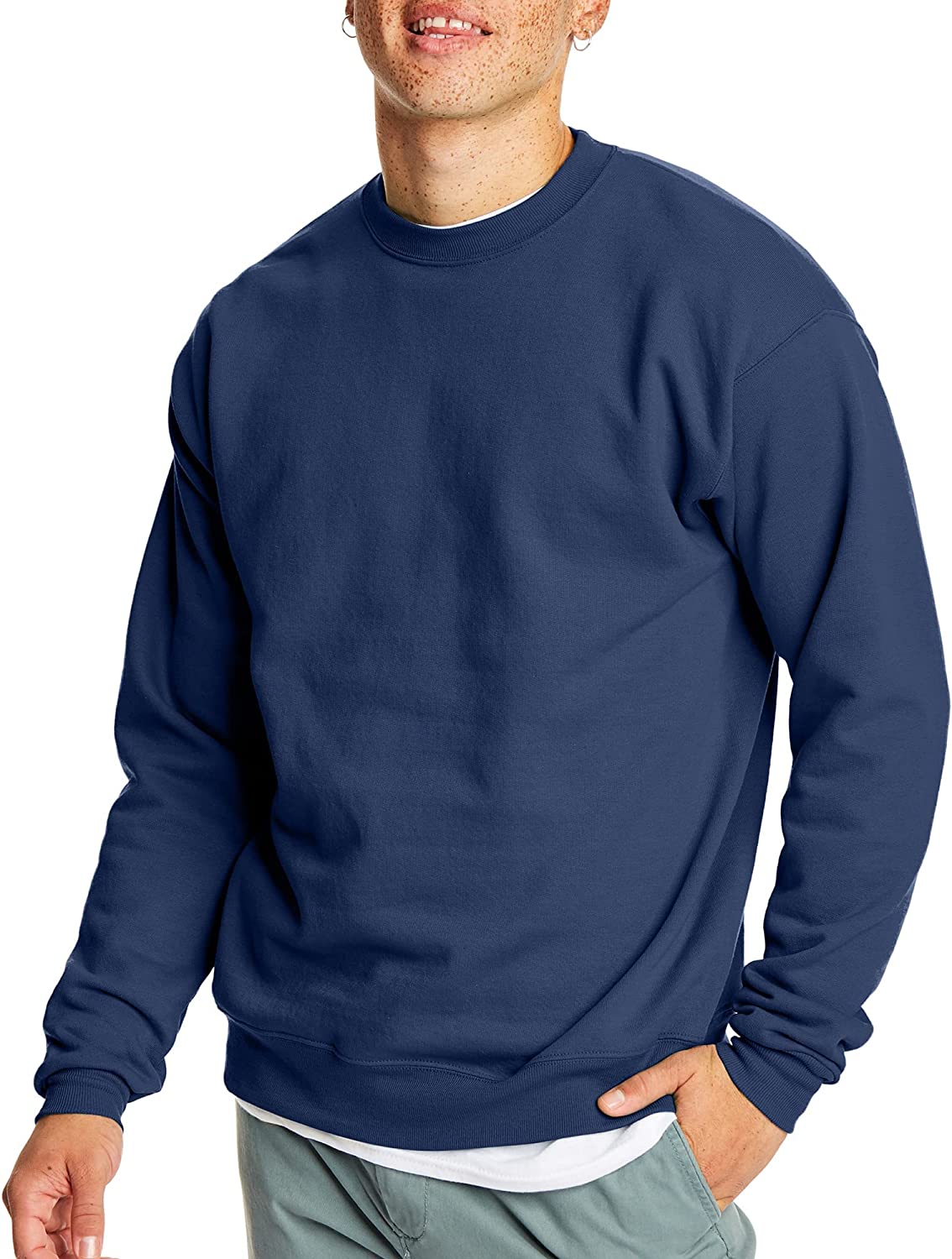 EcoSmart Fleece Sweatshirt, Cotton-Blend Pullover, Crewneck Sweatshirt for Men - Image 7